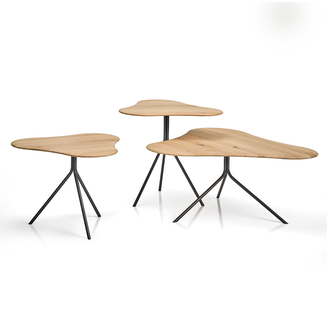 Tables basses guéridon Trèfle