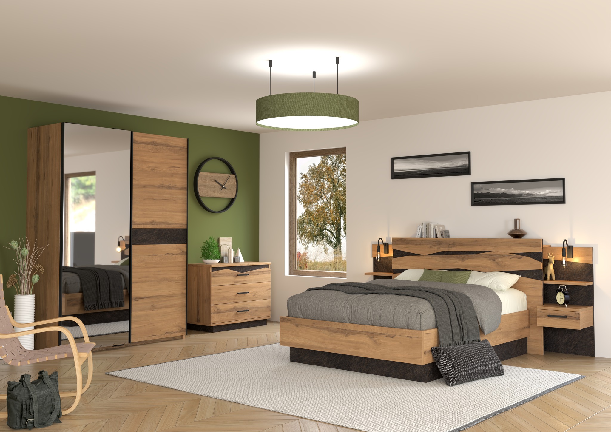 Lit Cortina avec rangement