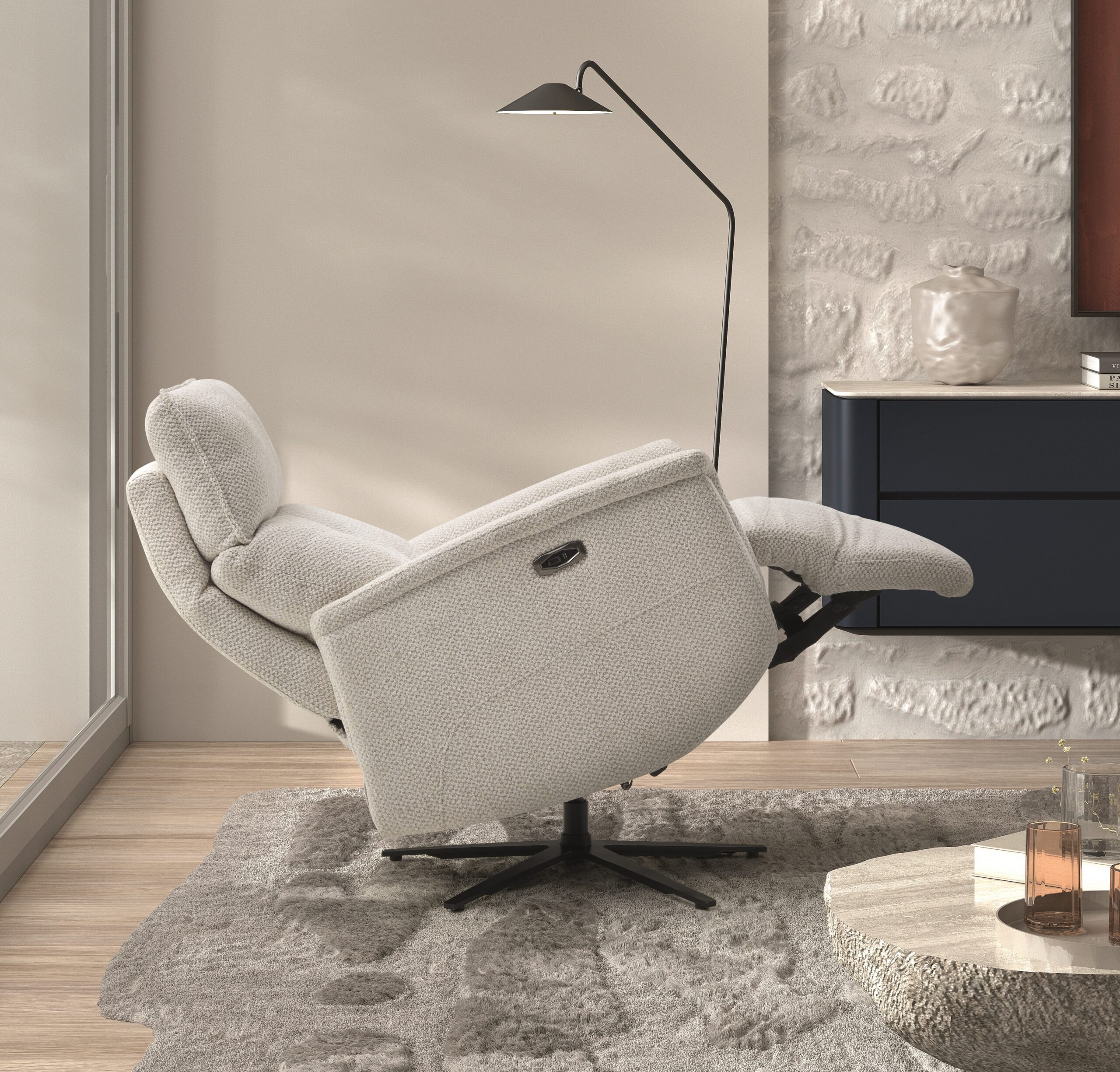 Fauteuil relax pivotant Panama